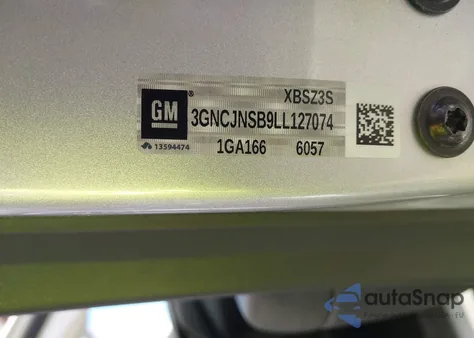 2020 Chevrolet Trax Awd Ls from USA, damaged, VIN 3GNCJNSB9LL127074